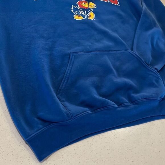 The Victory Kansas Jayhawks Hoodie Cotton/Poly Mens XL - Picture 4 of 9